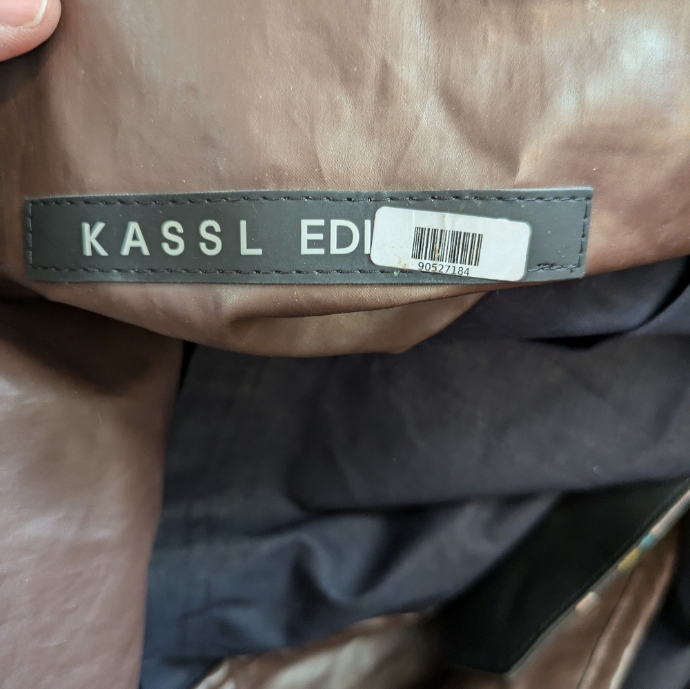 Kassl Editions Brown Faux Leather Hobo Bag - Picture 4 of 8